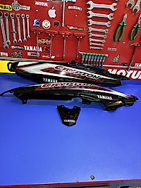 YAMAHA CRYPTON C8 ORJ SELE ALTI TAKIM 2014 KIRMIZI SİYAH