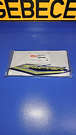 YAMAHA CRYPTON C8 SOL DIŞ DİZLİK ETİKETİ MAVİ ORJ