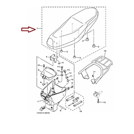 YAMAHA CRYPTON T115 SELE ORJ 2016-2018 KOLTUK