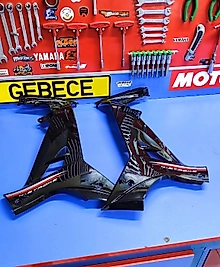 YAMAHA CRYPTON C8 İC DİZLİK TAKIM SİYAH ORJ 2012-2013