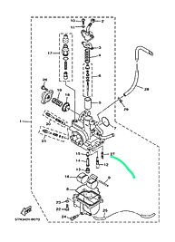 YAMAHA CRYPTON R KARBÜRATÖR ŞAMANDIRA İĞNESİ ORJ 27 NUMARALI PARCA