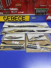 YAMAHA CRYPTON C8 BEYAZ YAZI SETİ ORJ 2014-2015