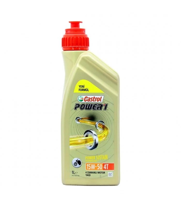 Castrol Power 1 4T 10W40 1 Litre 4 Zamanlı Motosiklet Yağı