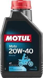 Motul Motosiklet Yağı 20w40 Mineral 1 Lt
