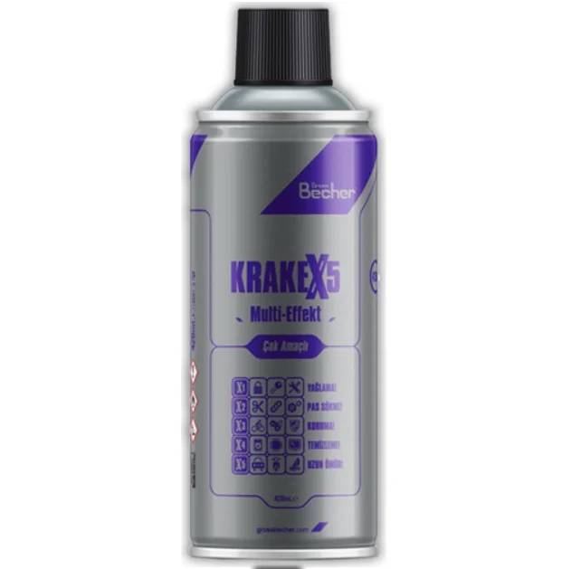 Grossbecher Krakex5 Çok Amaçlı pas sökücü yağlayıcı Sprey 420Ml